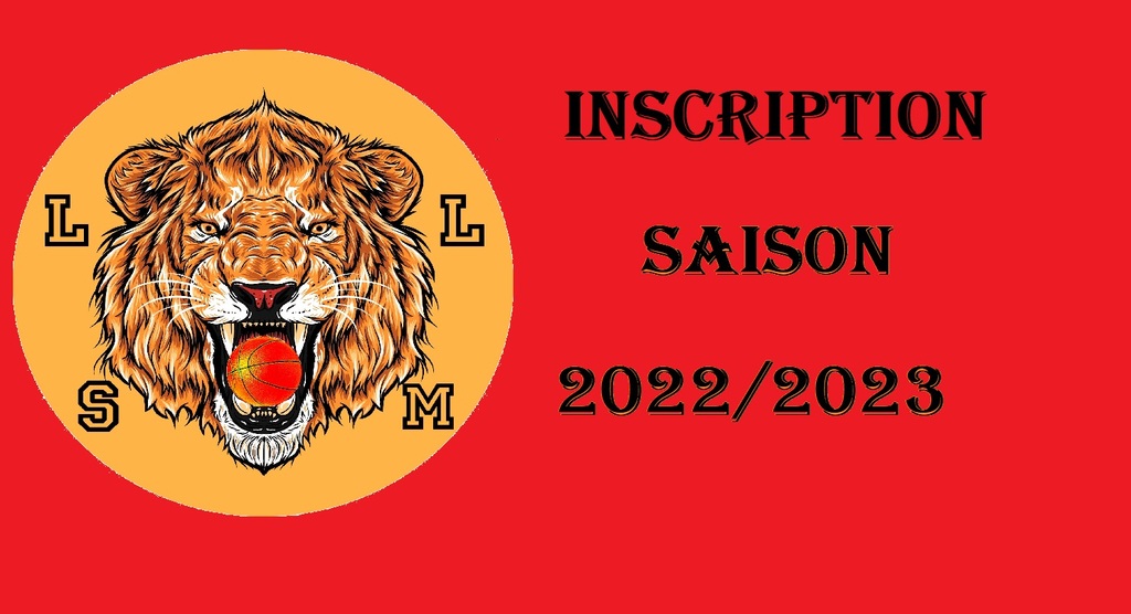 Inscription saison 2022/2023