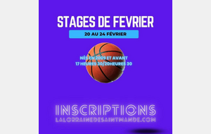 STAGE DE FEVRIER nés en 2009 et avant 