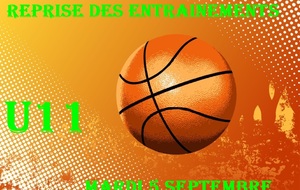 Reprise des entrainements U11