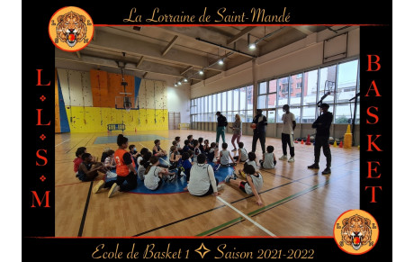 Ecole de basket  5/10 ans