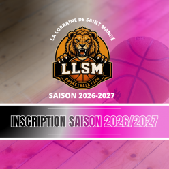 Inscriptions nouveaux adhérents saison 2026/2027